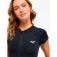 Roxy Essentials 여성용 반소매 앞지퍼 쇼티