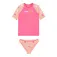 Roxy Set Check Tw 반팔 래쉬가드