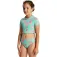 Roxy Set Tropicool Crop 반팔 래쉬가드