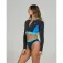 Salty crew Rash guard com mangas compridas e fecho éclair Surf break