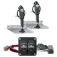 Lenco Standard trim tab set with switch