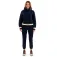 The mountain studio Moletom com fecho Cotton tech