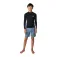 Rip curl Rash guard com mangas compridas e fecho éclair Eternal Shred