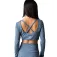 Drop shot Monarca crop 긴팔 티셔츠