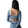 Drop shot Monarca crop 긴팔 티셔츠