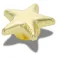 Jibbitz Gold Bubble Star Stift