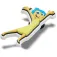 Jibbitz Pixar Inside Out Joy 핀