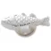 Jibbitz Silver Alloy Fish Tapit