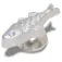 Jibbitz Silver Alloy Fish Tapit