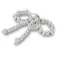 Jibbitz Silver Beaded Bow Tapit