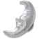 Jibbitz Silver Moon Face Tapit