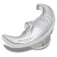 Jibbitz Silver Moon Face Tapit