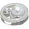 Jibbitz Silver Ring With Pearl Stift