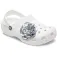 Jibbitz Silver Sequin Flower pin