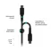 Fixed Cable USB-C FIXDLS-CC12-BK 1.2 m