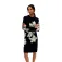 Object Ray Aop langarmkleid