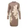 Object Ray Aop langarmkleid