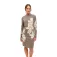 Object Ray Aop langarmkleid