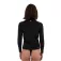Hurley Rash guard com mangas compridas e fecho éclair WLEU00002