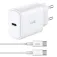 Cool Lightning USB-C vegglader