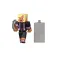 Minecraft Redstone Charged Kai 8cm figur