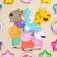 Peppa pig Interactive Wooden Educational kello