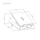 Aisens Support d´enceinte SPK08U-427