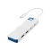 Targus HyperDrive Flex 4-Port USB-C Combo ハブ