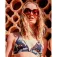 Gisela Printed Halter bikinitop