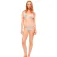 Gisela Top bikini Triangular Patterned Straps Embroidered Effect