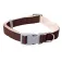 Nobleza Basic Solid Color Hundehalsband sortiert