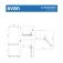 Svan SC185603ENFX Combi fridge