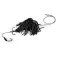 Black cat Real Worm Teaser Black Red Flash Weicher Köder 80g