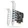 Axagon Targeta d´expansió PCI-E PCEU-43RS