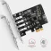 Axagon Targeta d´expansió PCI-E PCEU-43RS
