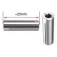 Makera C1-ACCESSORY-BIT-ADAPTER-6.35-TO-4 Bits Adapter