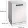Bosch SMS6ECW15E Third-Rack Dishwasher 14 place settings
