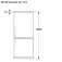 Balay 3KFC653WI Combi fridge