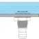 Seaflo 1´´ thru-hull with drain strainer