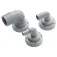 Vetus Conector de codo 19 mm