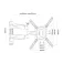 Act AC8354 wall TV bracket