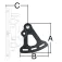 Harken Placa de cabecero Web-On