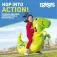 Douplay Dyr luft hopper dinosaur