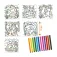 Ses creative Colour by Numbers Triangular Pens Malset