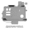 Ram mounts Bloqueio RAM®Thin-Dock™ para Zebra ET401 e ET4x de 10 polegadas