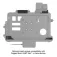 Ram mounts RAM®Thin-Dock™para Zebra ET401&ET4x de 10 polegadas
