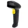 Qoltec 50853 Laser 1D 2D Black Barcode Scanner