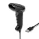 Qoltec 50866 Laser barcode reader 1D CCD USB Black Barcode Scanner