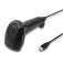 Qoltec 50866 Laser barcode reader 1D CCD USB Black Barcode Scanner