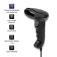 Qoltec 50866 Laser barcode reader 1D CCD USB Black Barcode Scanner